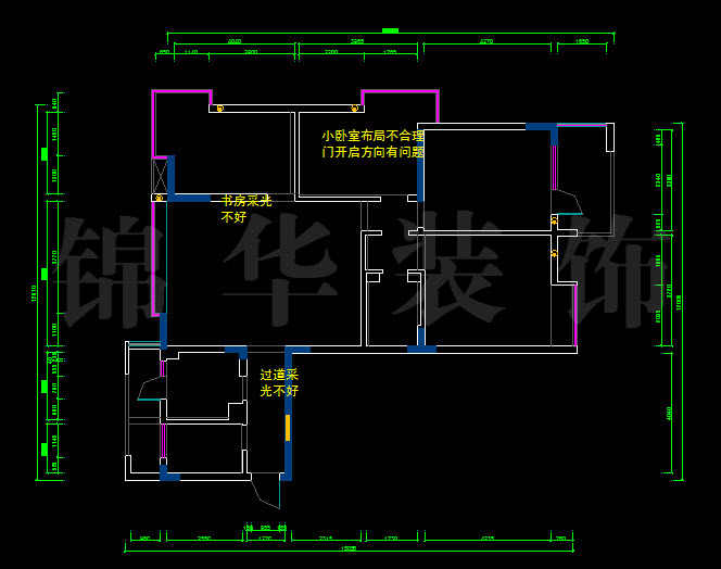 龍鳳玫瑰園140平米 戶(hù)型